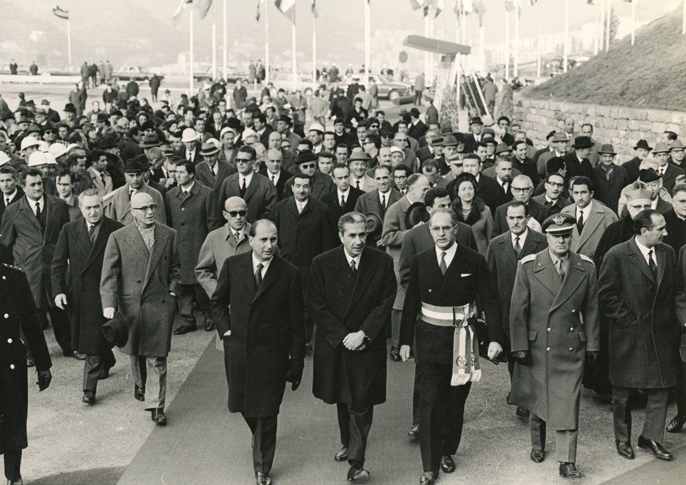 Inaugurazione del tratto autostradale Genova-Sestri Levante