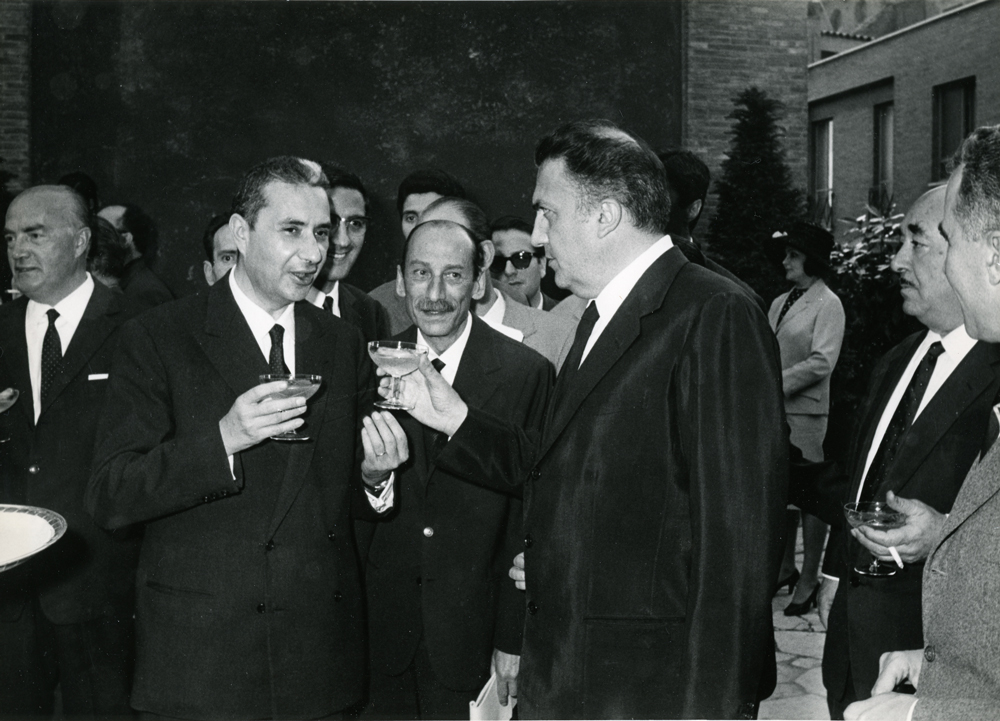 Con Federico Fellini